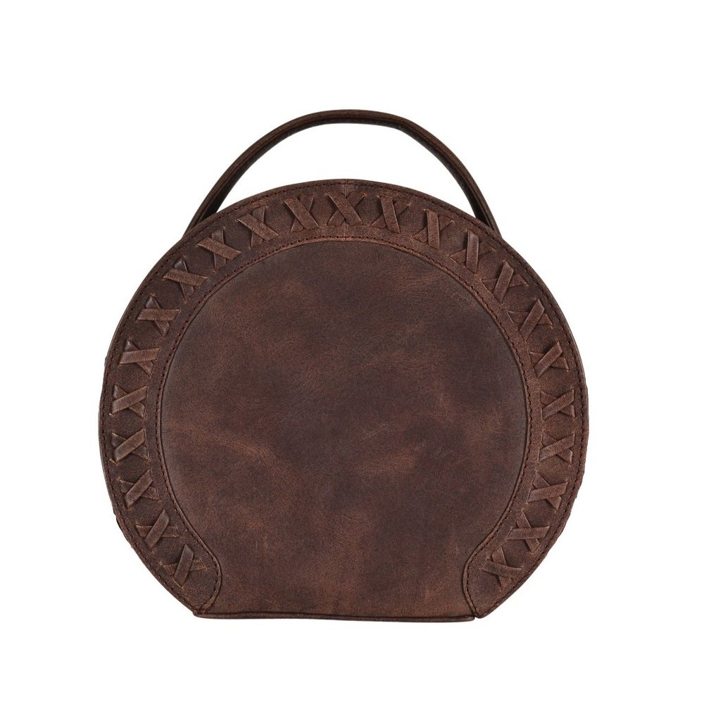 Oaklee Leather Cross Body Concealed Carry Purse